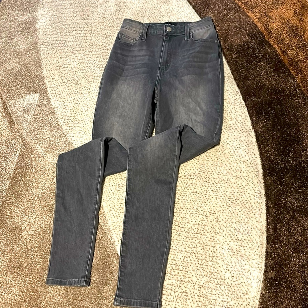 Fashion Nova High Waisted Gray Jeans Long